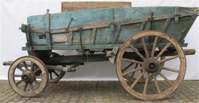 Polderwagen met afneembare zijborden, Karrenmuseum Essen
